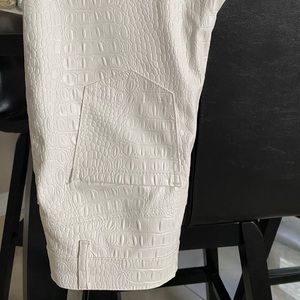 Set of crocodile pants.